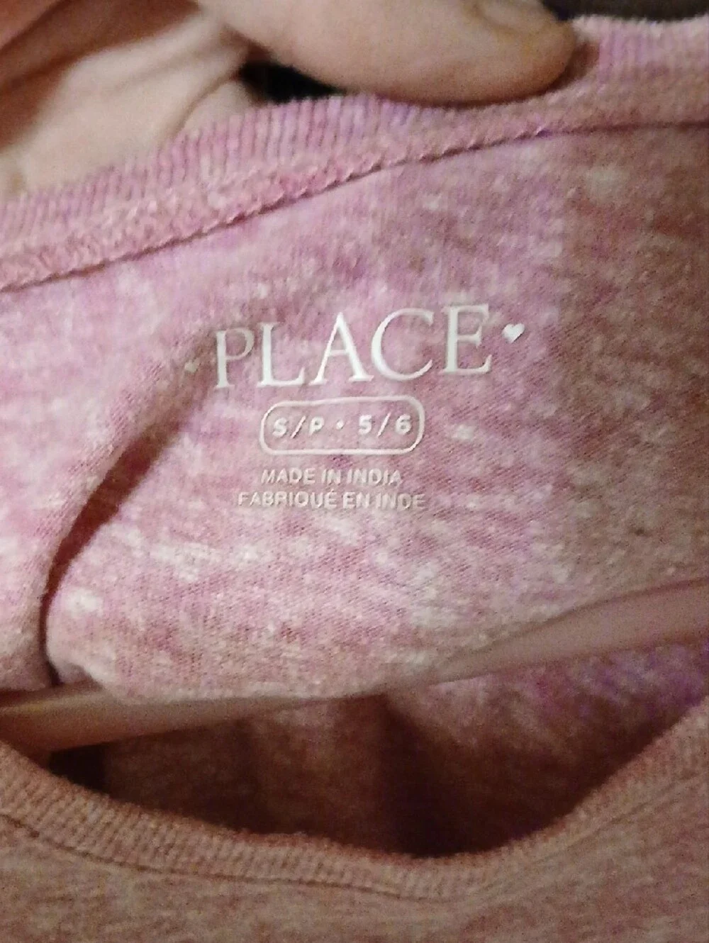 The Children's Place Light Pink Short Sleeve Tee with Metallic Gold Graphic